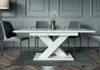 Table à manger extensible PEPAX - marbre blanc / blanc Voir les images du produit 2