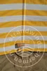 Pare-vent de plage 4 m jaune/blanc en Polyacrylique - Voir les images du produit 4
