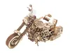 Puzzle 3D Motocicleta cruiser, ROKR, Lemn, 420 Piese Podgląd zdjęcia produktu 2