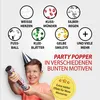 Party Popper 40cm Rote Rosen 5er Set Rosenblätter Hochzeit Produktbild-Vorschau 5
