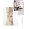 INF Set van 2 decoratieve gordijnbinders met bal - Productafbeelding-voorbeeld 2