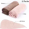 Turbante per capelli, asciugamano per asciugare i capelli a Anteprima dell’immagine prodotto 9