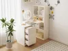 Bureau d'angle avec étagère 117 x 63 x 135 cm, 4 étagères Voir les images du produit 3