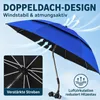 Doppel-Klappschirm mit Klemme UPF50+ – 106cm, 360° Produktbild-Vorschau 2