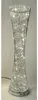 Lampe rund gedreht 25x100cm aus glänzendem Aluminium Produktbild-Vorschau 2