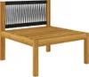 vidaXL 5-tlg. Garten-Lounge-Set mit Kissen Cremefarbenes Produktbild-Vorschau 27