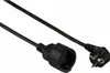 Hama 00047870, 5 m, Typ F, Čierna, 1 AC zásuvky/AC Náhľad obrázku produktu 1