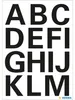 Herma Buchstaben, 25mm, A-Z, wetterfest, Folie, schwarz, Produktbild-Vorschau 5
