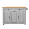 Merax Îlot de cuisine Chariot de service Sideboard, sur Voir les images du produit 10
