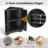 COSTWAY Badezimmerschrank Ecke, Eckschrank Bad mit 2 Produktbild-Vorschau 5