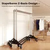 HOKEEPER Commerciële kledingrek met Z-standaard, Productafbeelding-voorbeeld 7