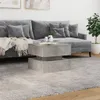 vidaXL Table basse avec lampes LED gris béton 50x50x40 cm Voir les images du produit 4