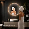 LoXa – Miroir de salle de bain rond Ilona avec LED 100 cm – Voir les images du produit 3
