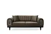 Couchgarnitur QUEEN :  3+2+1+1 / Farbe : Braun Produktbild-Vorschau 6