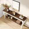 Tribesigns 180 cm langer Sofatisch, Vintage-Konsolentisch Produktbild-Vorschau 10