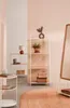 Bücherregal Haldor 60,5 x 150 x 36 cm MDF Stahl Weiß Natur Produktbild-Vorschau 7