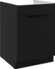 Spülenschrank Siena schwarz 60 ZL 1S BB mit Auszug Produktbild-Vorschau 1