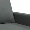 vidaXL 2-Sitzer-Sofa Dunkelgrau 140 cm Stoff Produktbild-Vorschau 8