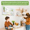 banjado Magnettafel weiß 78x37cm groß Magnetwand aus Metall Produktbild-Vorschau 2