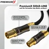 PremiumX 10m Gold-Line TV Antennenkabel Schwarz Produktbild-Vorschau 3