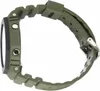 A side view of a green digital watch with a black face and silver buttons. Produktbild-Vorschau