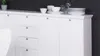Credenza Landwood 52 colore bianco 4 ante e 4 cassetti Anteprima dell’immagine prodotto 8