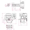 Motore a benzina EBERTH da 6,5 CV (4,8 kW), motore da kart Anteprima dell’immagine prodotto 2