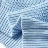 Kinder-Strickjacke Blau Gr. 104 V-Ausschnitt Lange Ärmel Produktbild-Vorschau 6