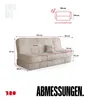 BroMARKT Sofa mit Schlaffunktion TOLIA Schlafsofa mit Produktbild-Vorschau 8