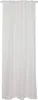 A white curtain hanging from a rod. Produktbild-Vorschau