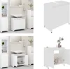 vidaXL Kúpeľňová skrinka biela 60x33x61 cm materiál na báze Náhľad obrázku produktu 1