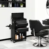 2 in 1 Rollwagen mit 5 Schubladen, Schrank & 6 Haken, mit 2 Produktbild-Vorschau 3