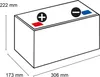 Exide EB955 Excell 95Ah 720A Autobatterie Produktbild-Vorschau 3
