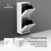 Klarstein Dual Compartment Mülleimer 2 Fächer - 36 L Podgląd zdjęcia produktu 4