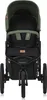 Front view of a green and black jogging stroller. Náhled obrázku produktu