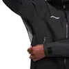 Schwarze Hardshelljacke mit Kapuze von Mammut; Modell Alto Guide HS; für Herren; mit seitlichem Reißverschluss. Produktbild-Vorschau