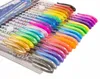 Stylos gel pailletés, fluo et métalliques 36 couleurs Kidea Voir les images du produit 5