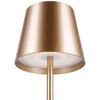 MasterLED Akku Tischlampe Gold, Kabellos Dimmbar, 4000K Produktbild-Vorschau 6