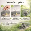 Rattenfalle 4er Set Lebendfalle Ratten Falle Mausefalle Produktbild-Vorschau 3