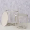 Metalltische, 41–47 cm, CINDY, 2er Set Produktbild-Vorschau 2