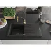 Mexen Cesar 1 Becken-Granitspüle mit Abtropffläche und Produktbild-Vorschau 3