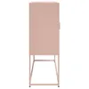 vidaXL Highboard Rosa 100,5x39x107 cm Stahl Produktbild-Vorschau 7