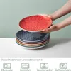DOWAN Set di 6 piatti in porcellana 21,5 cm Piatto da Anteprima dell’immagine prodotto 5