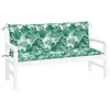 vidaXL Gartenbank-Auflagen 2 Stk. Blattmuster 150x50x7cm Produktbild-Vorschau 3