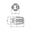 Herz Thermostatkopf Fig.7260(06) M28 x 1,5, weiß, 1 Stk. Produktbild-Vorschau 2
