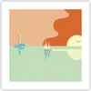 Poster - Poster ohne Rahmen - Sonne Segelschiff Laterne - Produktbild-Vorschau 1