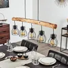 Aprica »Aprica« Hängelampe aus Metall/Holz in Schwarz/Braun Produktbild-Vorschau 10