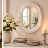 Wandspiegel Oval Bad Spiegel Romantik Badspiegel Weiß Produktbild-Vorschau 11