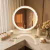 Rund Schminkspiegel mit LED Beleuchtung, 180° Rotation Produktbild-Vorschau 4