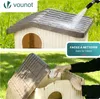 VOUNOT® Katzenhaus & Hundehütte Indoor Outdoor, Produktbild-Vorschau 5